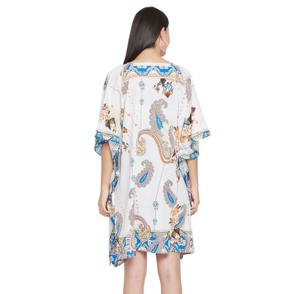 Womens Casual Cocktail Mini Dress Tunic Cover Ups - Picture 7 of 8